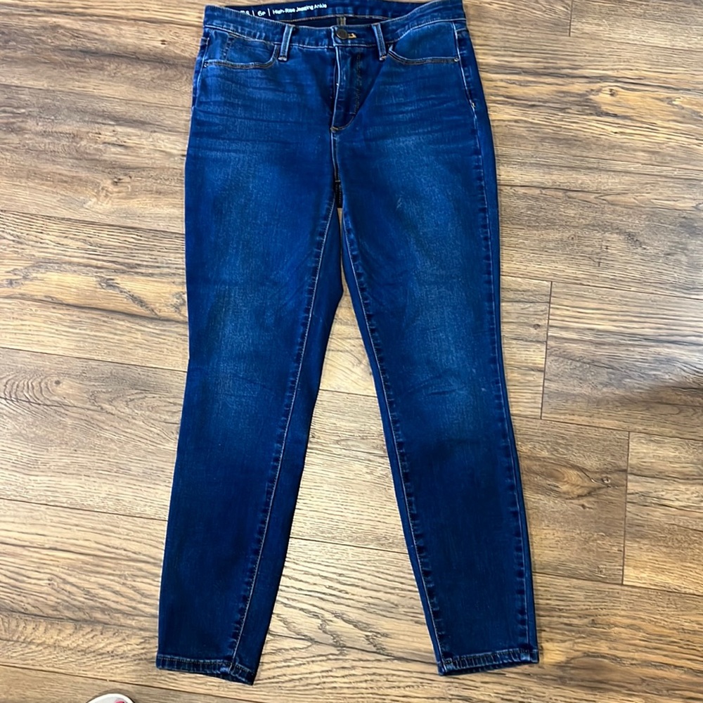 High-Rise Jegging Ankle jean